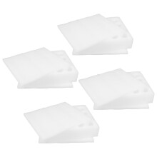 4 Set Småsprickfästa Ägghållare, Portabel Skyddsskål, 20 Fack