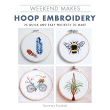 Weekend Makes Hoop Embroidery by R Drysdale Paperback Book