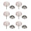 6Pcs Kragsmycken Kläder Bröstnålar 2