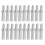 Förpackning 20 Pcs Jaktpilar Aluminiumpil Kompositbåge (Silver) 1