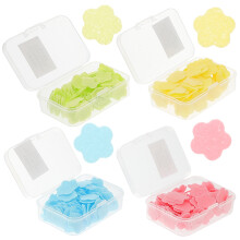 10Pcs Engångs Tvåttskivor Mini Tvättflingor Pappershändtvätt För Resor