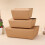 20Pcs Kraftpappers Lunchlåda Engångs Matförvaringsbehållare 2000 Ml 8