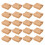 20Pcs Kraftpappers Lunchlåda Engångs Matförvaringsbehållare 2000 Ml 4