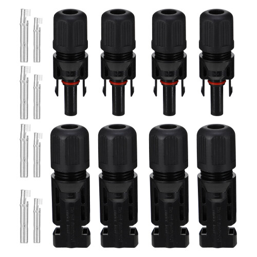8 Stycken Solcellskabel Adapter För 2