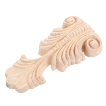 Wood Carved Av Hårt Väggkorbell För