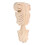 Wood Carved Av Hårt Väggkorbell För 9
