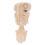 Wood Carved Av Hårt Väggkorbell För 5
