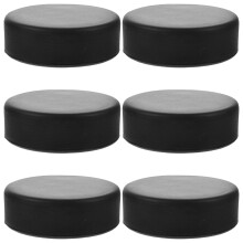 6Pcs Ersättningshockeypuckar Isbollsträningsutrustning