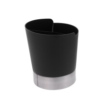 Kitchen Vardagsrum Organizer 3-Kompartments Halm Dispenser Svart
