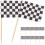 Pack Av 100 Racingflagg Tandpetare Svart 8