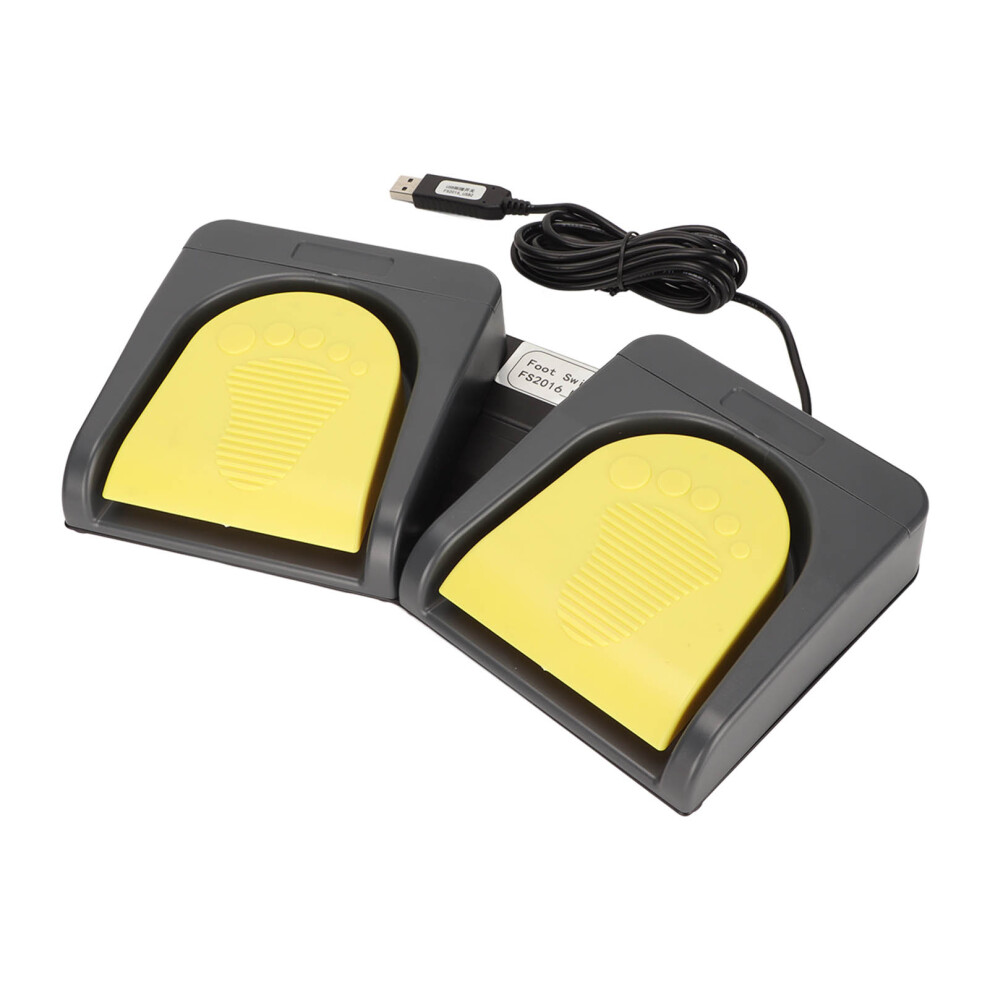 Midi & Pc Usb Foot Switch With 2 Pedals Mechanical Programmable Keyboard 3291356770564