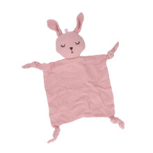 Sicherheitsdecke für Babys Pink Weiche Baumwoll-Gaze Schnell Trocknend Waschbar Spielzeug