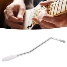 Brazo de trémolo plateado único para guitarra eléctrica