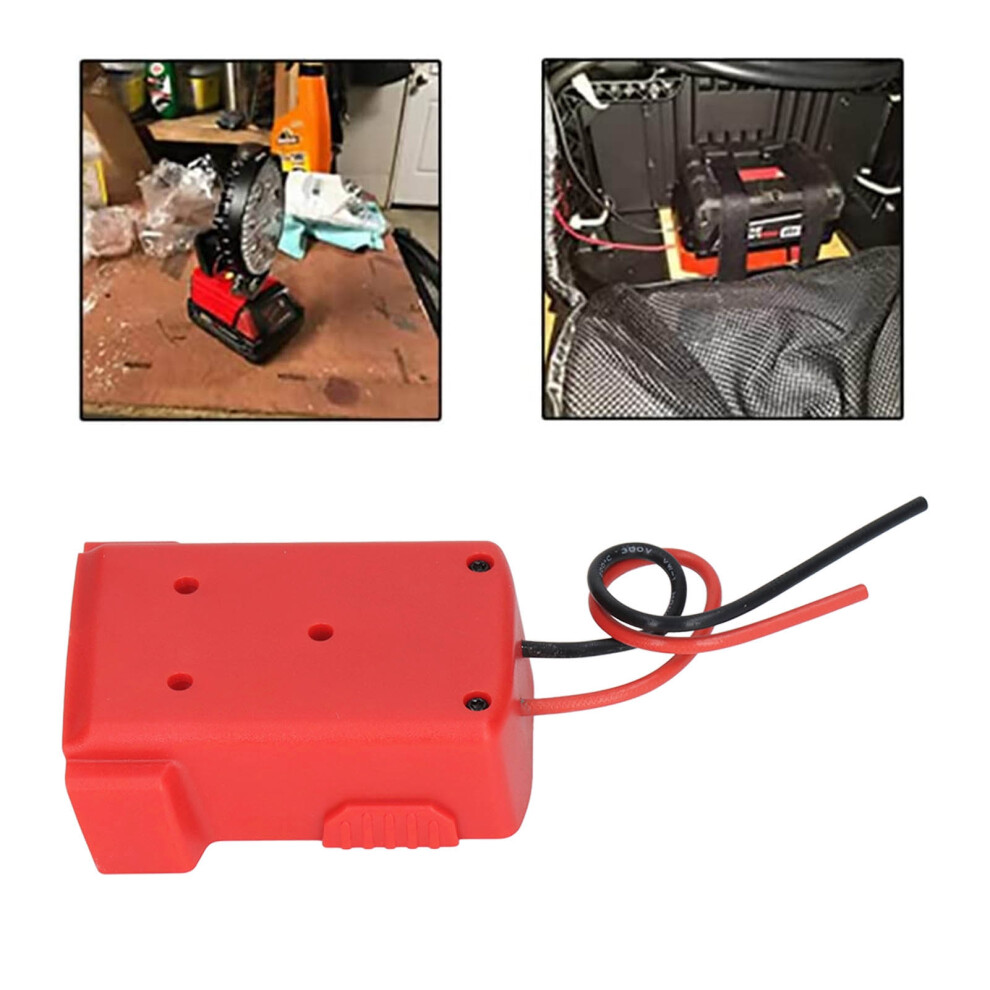 Battery Adapter For Power Tools, 12Awg Wire, Abs, 85X70x30mm 6901356772037