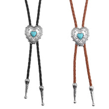 Punk Braided Shoestring Necktie Bolo Tie Western-combination