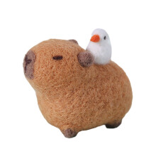 Needle Felting Starter Kits Capybara Wool Felting Craft-3