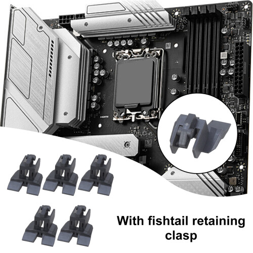 5Pcs Desktop Computer Mainboard PCIE 16X  Card Slot  With 1