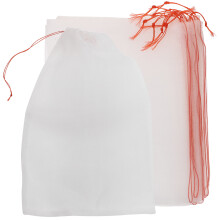 10St Nylon Mesh Filterbeutel Mit Zugband Für Aquarium Garten Teich
