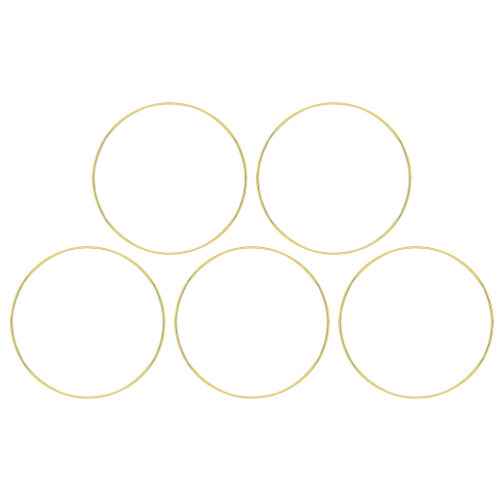 5St Drömfångare Hängde Med Metallringar Macramé Handarbete