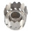 2 In 1 Portable Stainless Alcohol Stove Rack Windscreen for 6