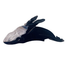 Large Hair Claw Clip Animal Hair Clip for Women Styling-Black