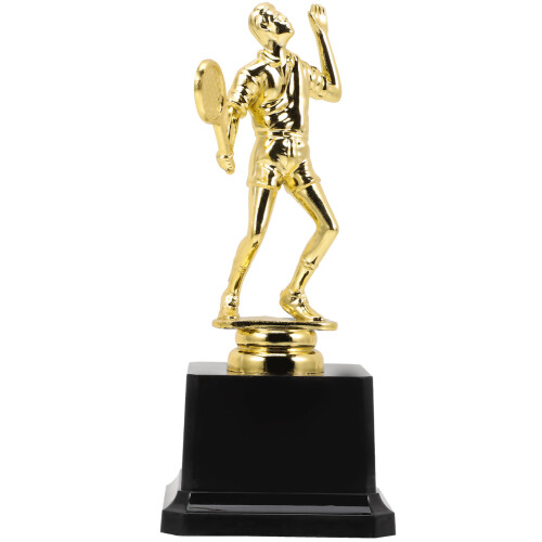Badminton Trophy Plastic Award with Smooth Surface and Base
