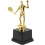 Badminton Trophy Plastic Award with Smooth Surface and Base 7
