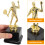 Badminton Trophy Plastic Award with Smooth Surface and Base 8