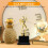 Badminton Trophy Plastic Award with Smooth Surface and Base 11