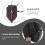 1Set Home Black Quartz Clock Movement Replacement Kit Durable Plastic 9