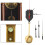 1Set Home Black Quartz Clock Movement Replacement Kit Durable Plastic 6