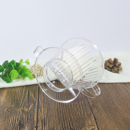 Pour Over Coffee Dripper Cone Flat Bottom for Travel Camping 2