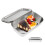 1 St Smörburk För Hem Restaurang Med Lock (Silver) 4