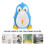 Penguin Potty Urinlåda För Barn Hem Badrum Väggmonterad 7