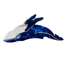Animal Hair Clip Whale Shape Hair Claw Clip for Women-Blue