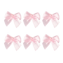 200St Roze DIY Ribbon Bowknot Voor Jurk Tas En Knutselprojecten
