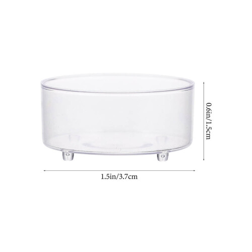 10Pcs Akryl Reptil Vattenkärl Matbehållare Container 2