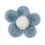 15Boules Laine Feutrée Bleue DIY Décoration 1