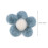 15Boules Laine Feutrée Bleue DIY Décoration 7