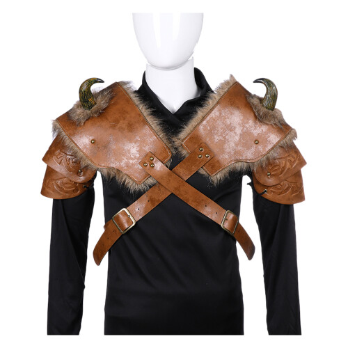 2 Delar Vikingapansar Axlar Pu Cosplay Krigare