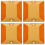 4Pcs Vägmarkeringar Reflekterande Gatstenar Uppfartsreflektor 8
