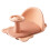 Pink Baby Bath Seat with Round Corners & Stable Triangular Base 2