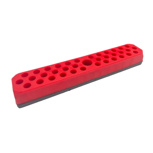 43 Hole Industrial Strength Magnetic Organizer For-Red