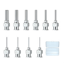 Stainless Steel Fluid Dispensing Tip Glues-10 piece set box