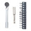 Ratchet Handle 1/4Inch Drive with-Three horizontal han 1