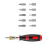 10Pcs Precisions Multi Angle Ratchet Wrench Screwdriver Set-Red 1