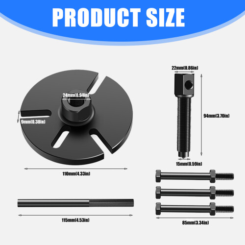 Metal Motorcycle Bearing Extractor Tool Optimized for Magnetic 2