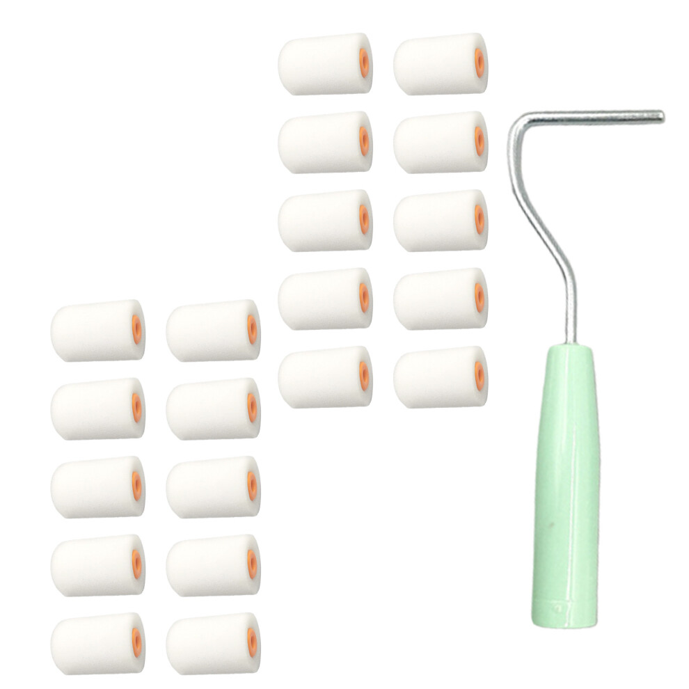 Roll Brush Nonslip Ergonomic Handle Sponge Paint Roller-2 Inch 7754000207770