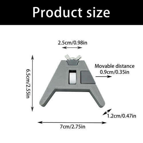 Ergonomic Curved Sander Slider Adjustable Grip For Detailed 2