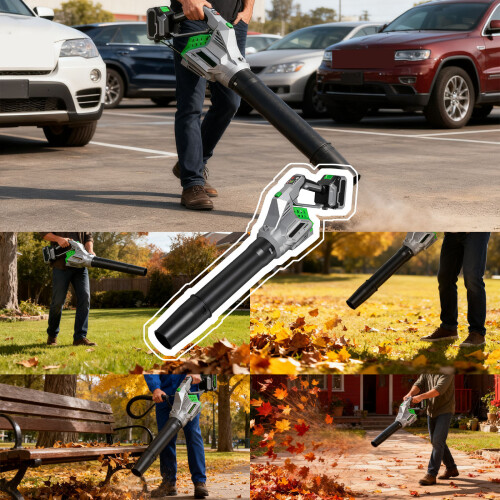 Highly power ABS Leaf Blower For Home Garden Snow Leaf Debris 2